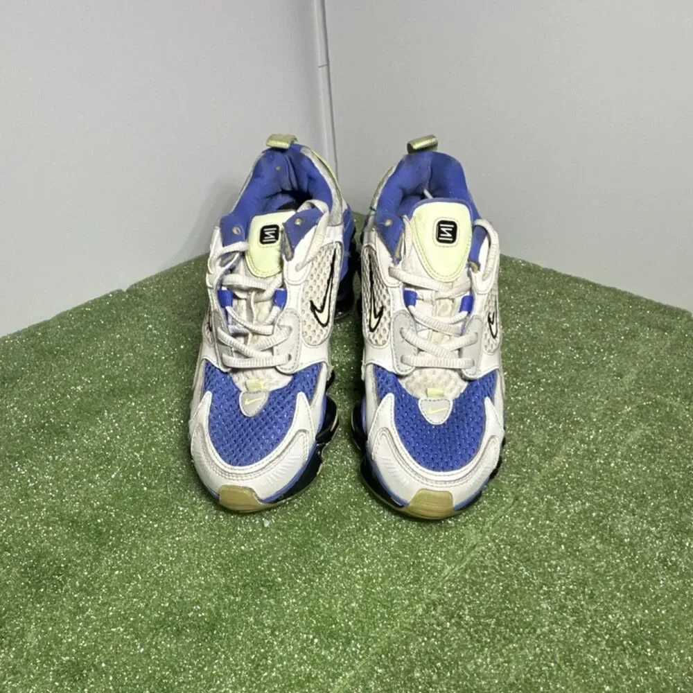 Nike Shox Blue White Yellow Black Size 6.5   Men's Sneaker Athletic